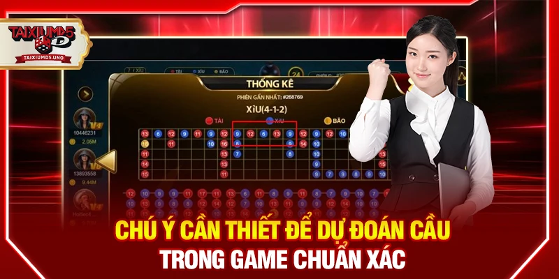 Chú ý cần thiết để dự đoán cầu trong game chuẩn xác